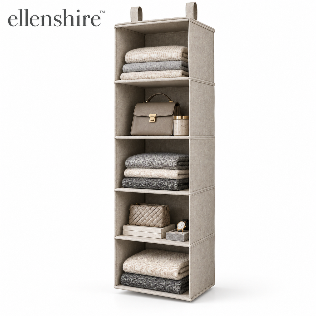 ๐๐ฅ๐ฅ๐๐ง๐ฌ๐ก๐ข๐ซ๐โข Multi-Layer Hanging Closet Shelves