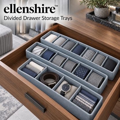 𝐞𝐥𝐥𝐞𝐧𝐬𝐡𝐢𝐫𝐞™ Divided Drawer Storage Trays