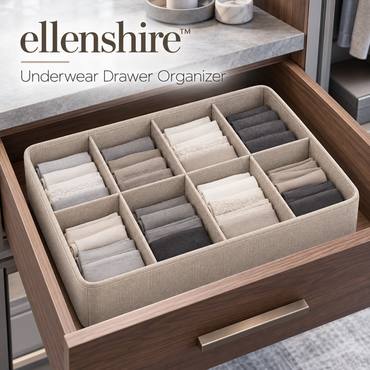 𝐞𝐥𝐥𝐞𝐧𝐬𝐡𝐢𝐫𝐞™ Underwear Drawer Organizer