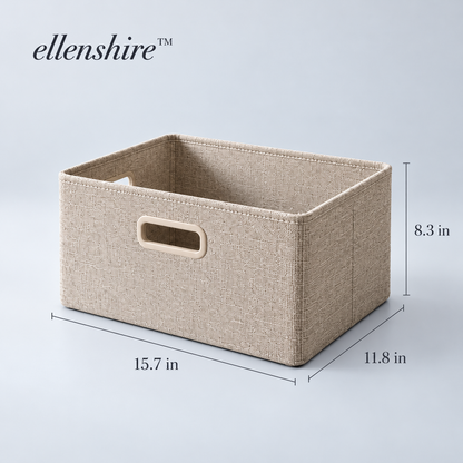 𝐞𝐥𝐥𝐞𝐧𝐬𝐡𝐢𝐫𝐞™ Stackable Fabric Storage Bins