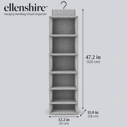 𝐞𝐥𝐥𝐞𝐧𝐬𝐡𝐢𝐫𝐞™ Hanging Handbag Closet Organizer