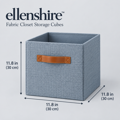 𝐞𝐥𝐥𝐞𝐧𝐬𝐡𝐢𝐫𝐞™ Fabric Closet Storage Cubes