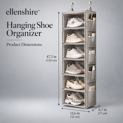 𝐞𝐥𝐥𝐞𝐧𝐬𝐡𝐢𝐫𝐞™ Hanging Shoe Organizer