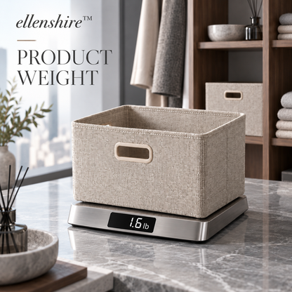 𝐞𝐥𝐥𝐞𝐧𝐬𝐡𝐢𝐫𝐞™ Stackable Fabric Storage Bins