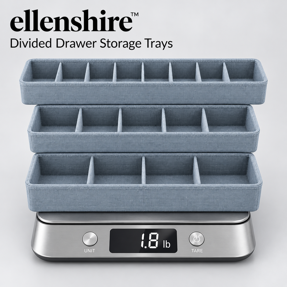 𝐞𝐥𝐥𝐞𝐧𝐬𝐡𝐢𝐫𝐞™ Divided Drawer Storage Trays