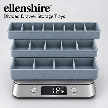 𝐞𝐥𝐥𝐞𝐧𝐬𝐡𝐢𝐫𝐞™ Divided Drawer Storage Trays