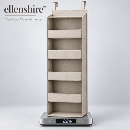 𝐞𝐥𝐥𝐞𝐧𝐬𝐡𝐢𝐫𝐞™ Over-Door Closet Organizer