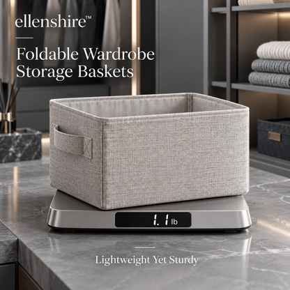 𝐞𝐥𝐥𝐞𝐧𝐬𝐡𝐢𝐫𝐞™ Foldable Wardrobe Storage Baskets