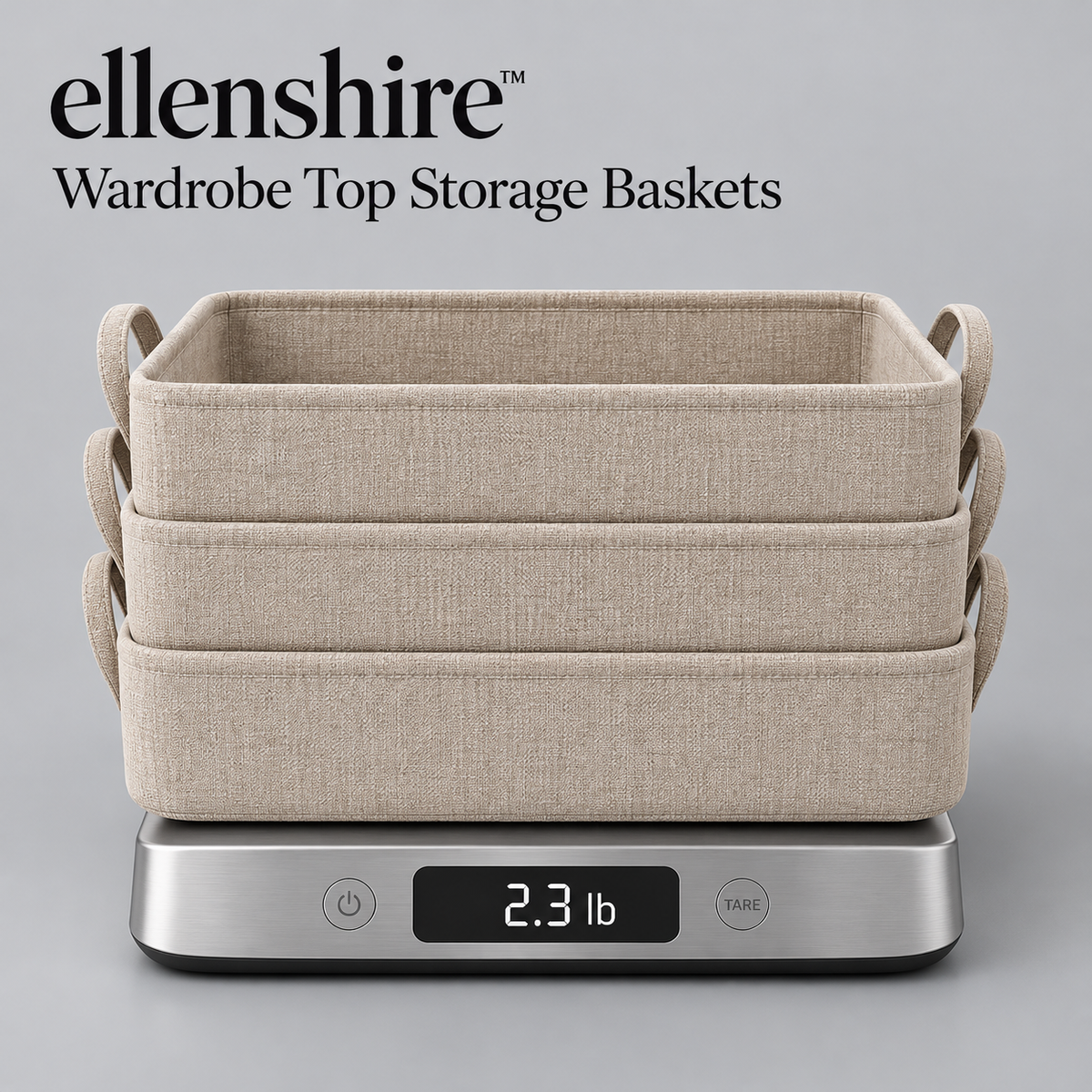 𝐞𝐥𝐥𝐞𝐧𝐬𝐡𝐢𝐫𝐞™ Wardrobe Top Storage Baskets