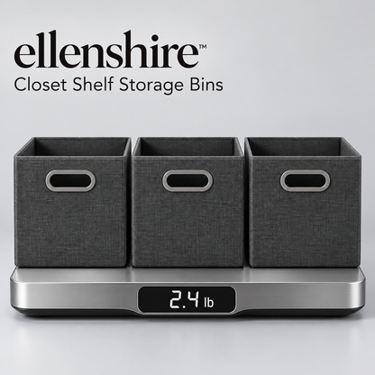 𝐞𝐥𝐥𝐞𝐧𝐬𝐡𝐢𝐫𝐞™ Closet Shelf Storage Bins