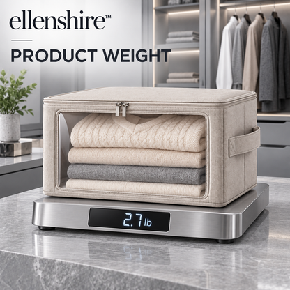 𝐞𝐥𝐥𝐞𝐧𝐬𝐡𝐢𝐫𝐞™ Clear Wardrobe Storage Boxes