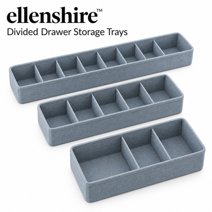 𝐞𝐥𝐥𝐞𝐧𝐬𝐡𝐢𝐫𝐞™ Divided Drawer Storage Trays
