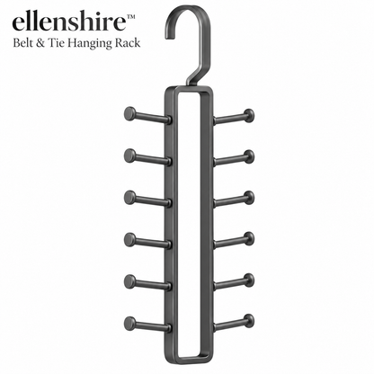 𝐞𝐥𝐥𝐞𝐧𝐬𝐡𝐢𝐫𝐞™ Belt & Tie Hanging Rack
