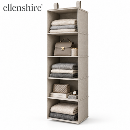 𝐞𝐥𝐥𝐞𝐧𝐬𝐡𝐢𝐫𝐞™ Multi-Layer Hanging Closet Shelves