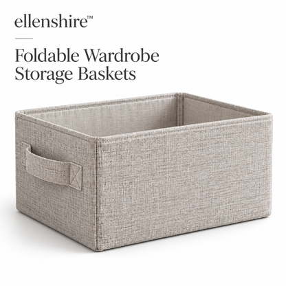 𝐞𝐥𝐥𝐞𝐧𝐬𝐡𝐢𝐫𝐞™ Foldable Wardrobe Storage Baskets