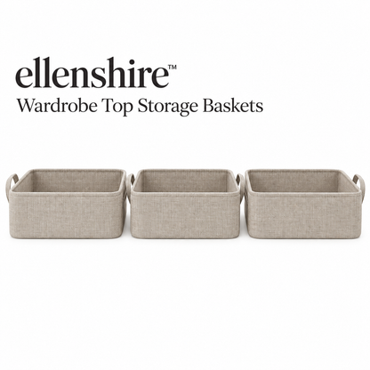 𝐞𝐥𝐥𝐞𝐧𝐬𝐡𝐢𝐫𝐞™ Wardrobe Top Storage Baskets